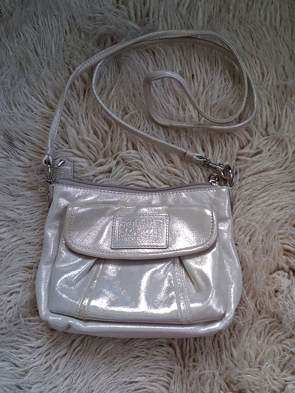 Coach Shimmery Pearl Crossbody Bag - Women